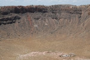 Meteor Crater in Arizona. Fantastic.
